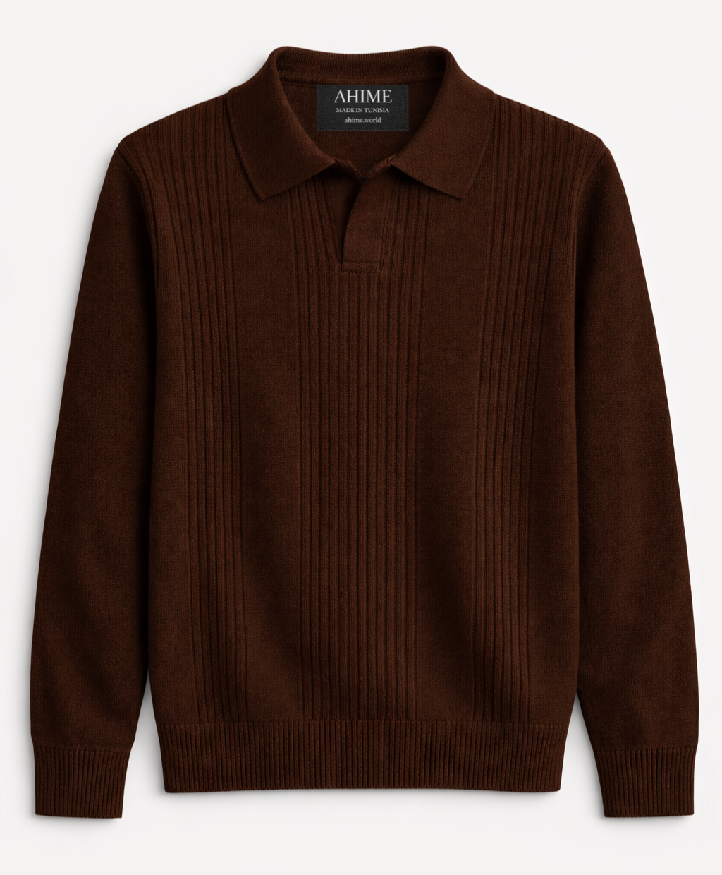 Men’s Knit Polo Sweater